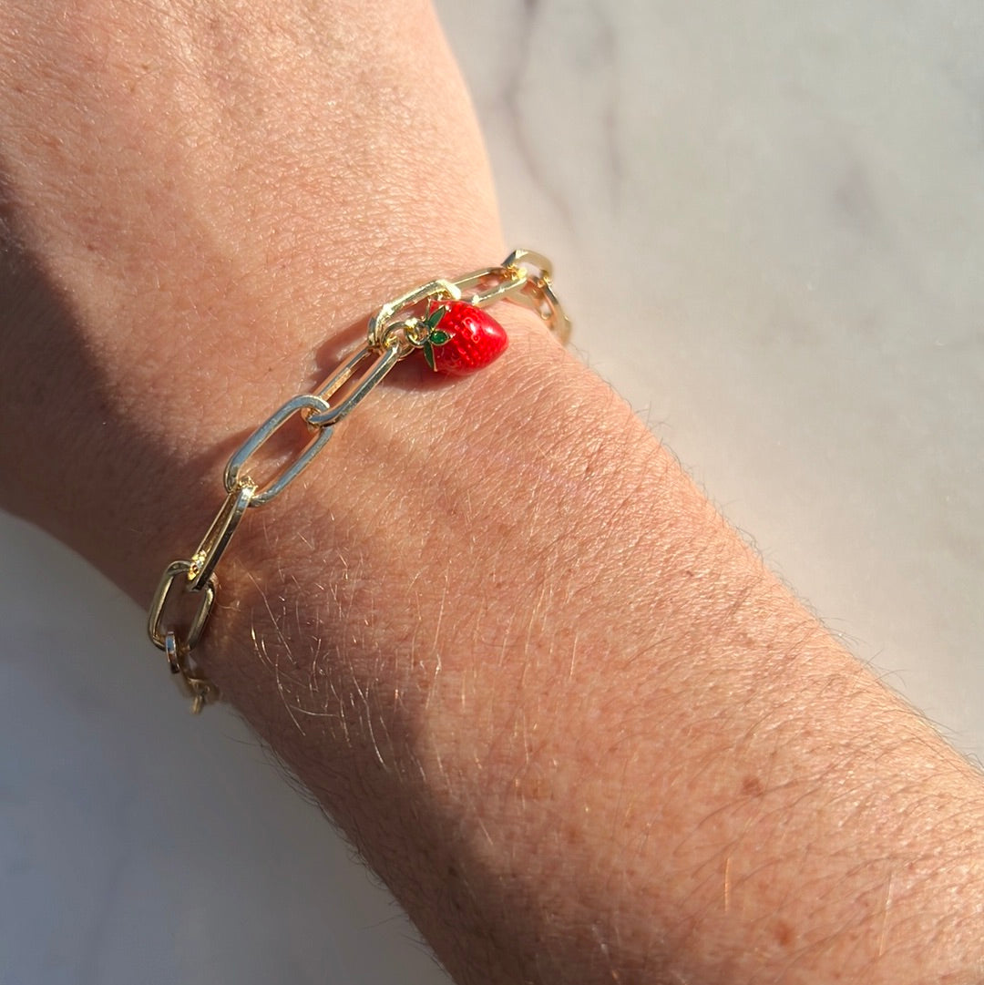 Strawberry Sugar Bracelet