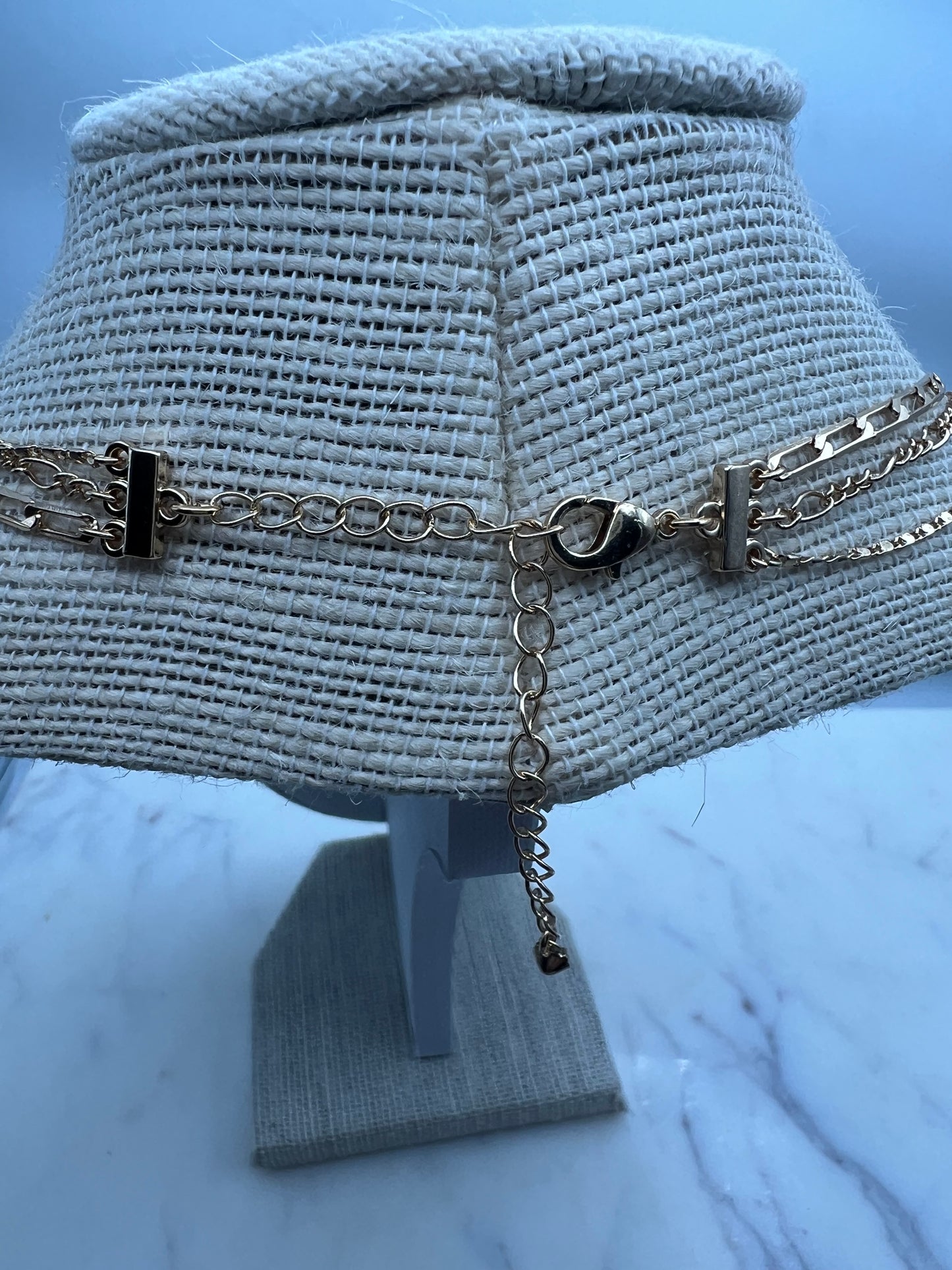 Crescent Necklacs Stack