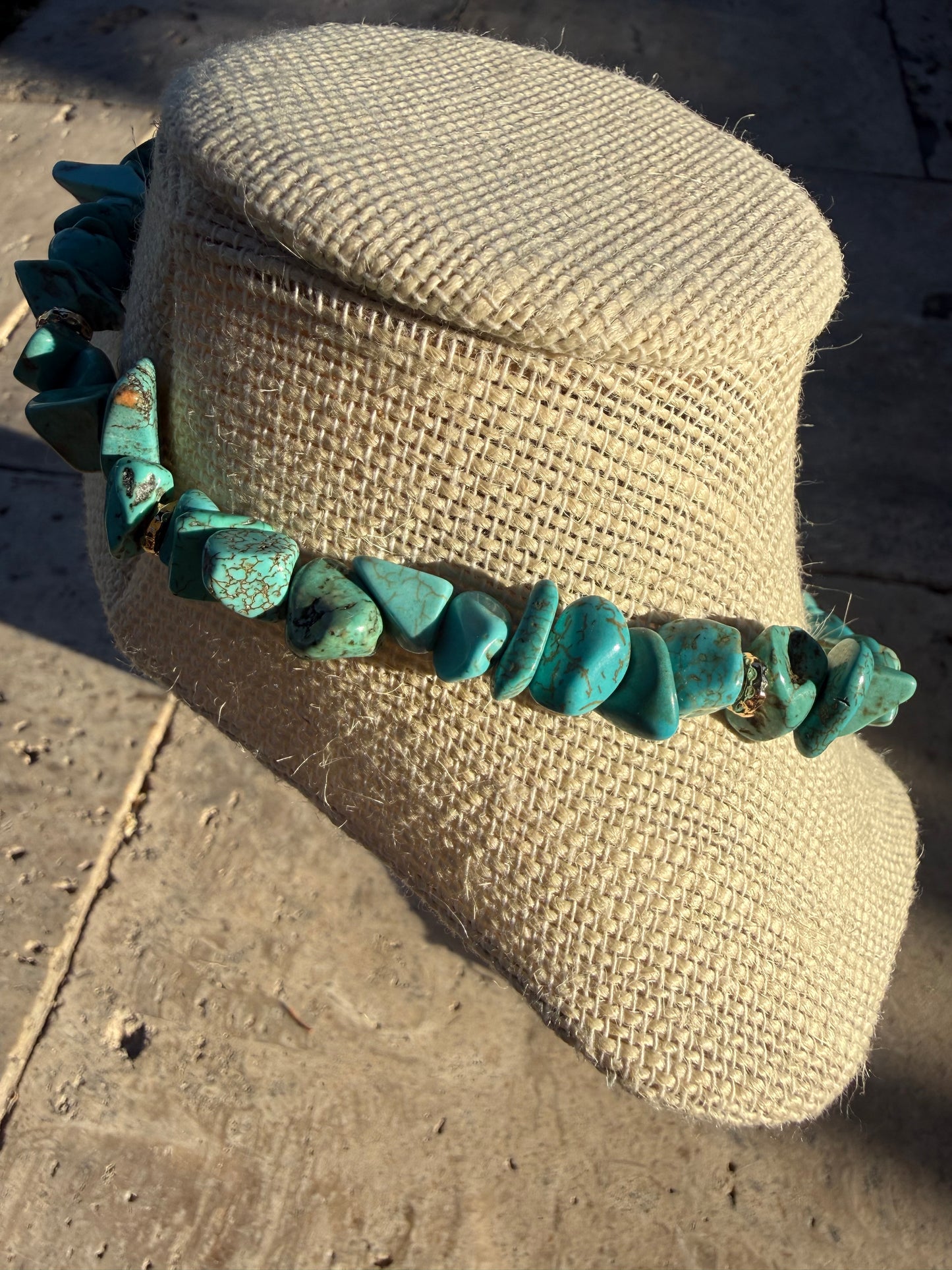 Turquoise time necklace 