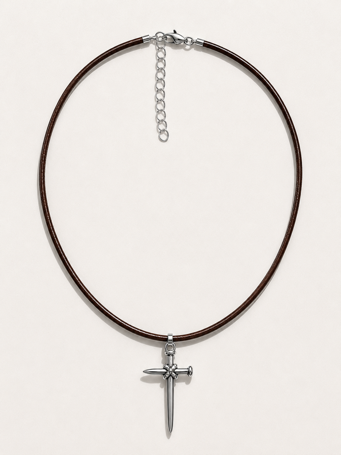 Nail Cross Necklace