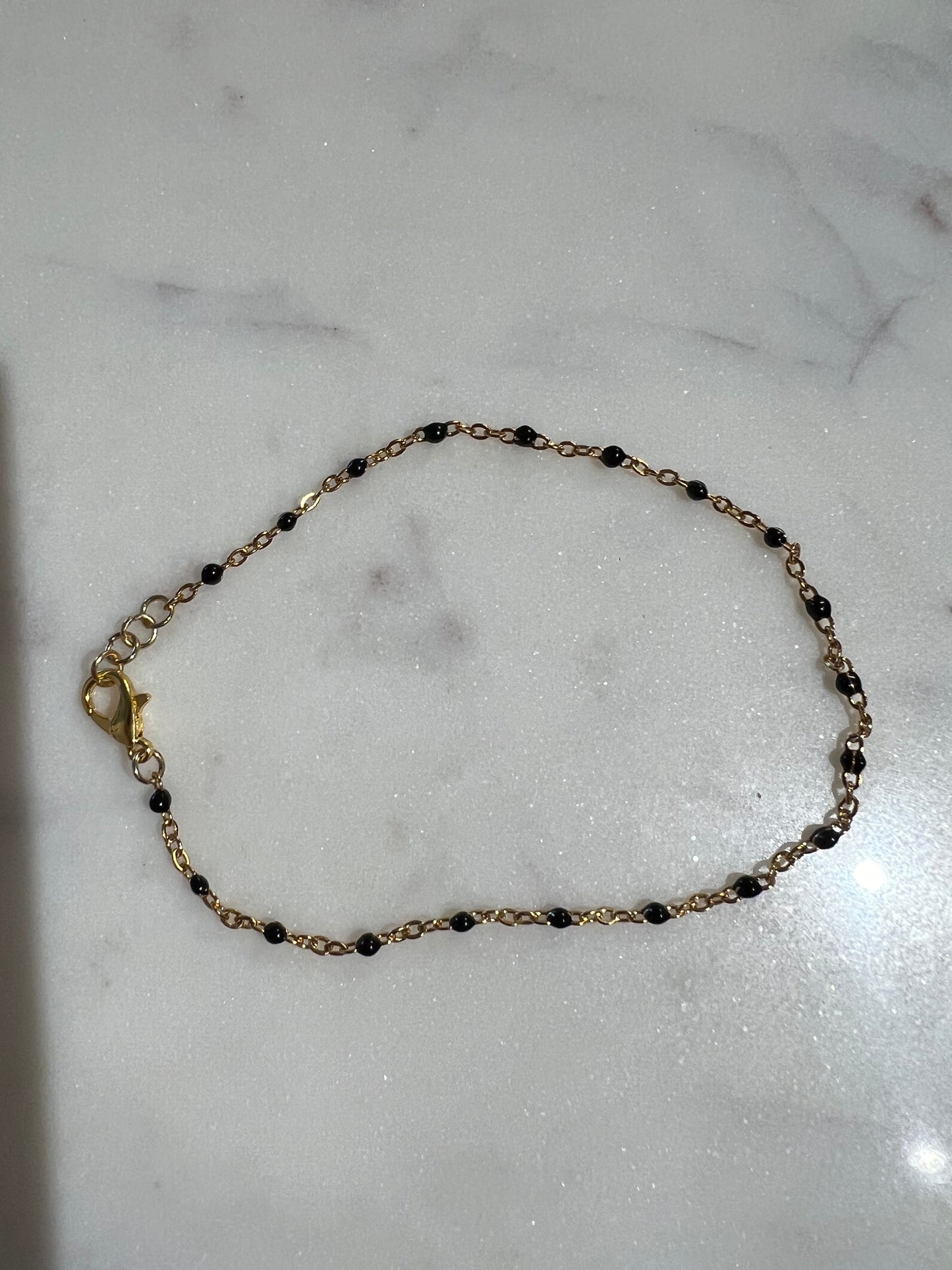 Black Ankle Bracelet