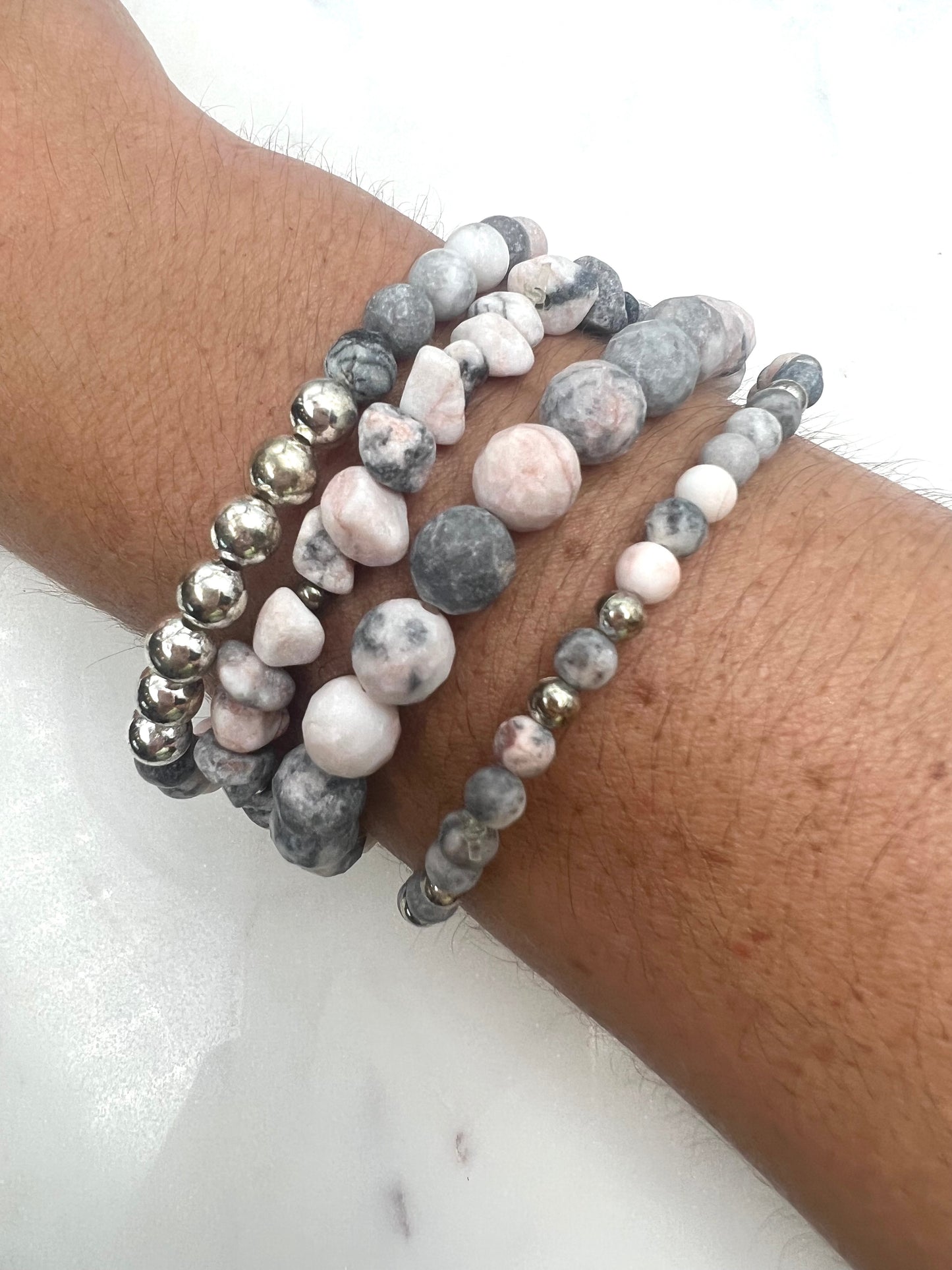 Pink Rockies Bracelet Stack