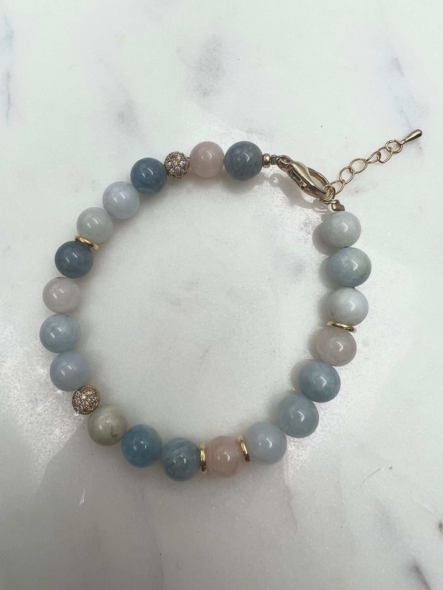 Morganite Ronde Bracelet