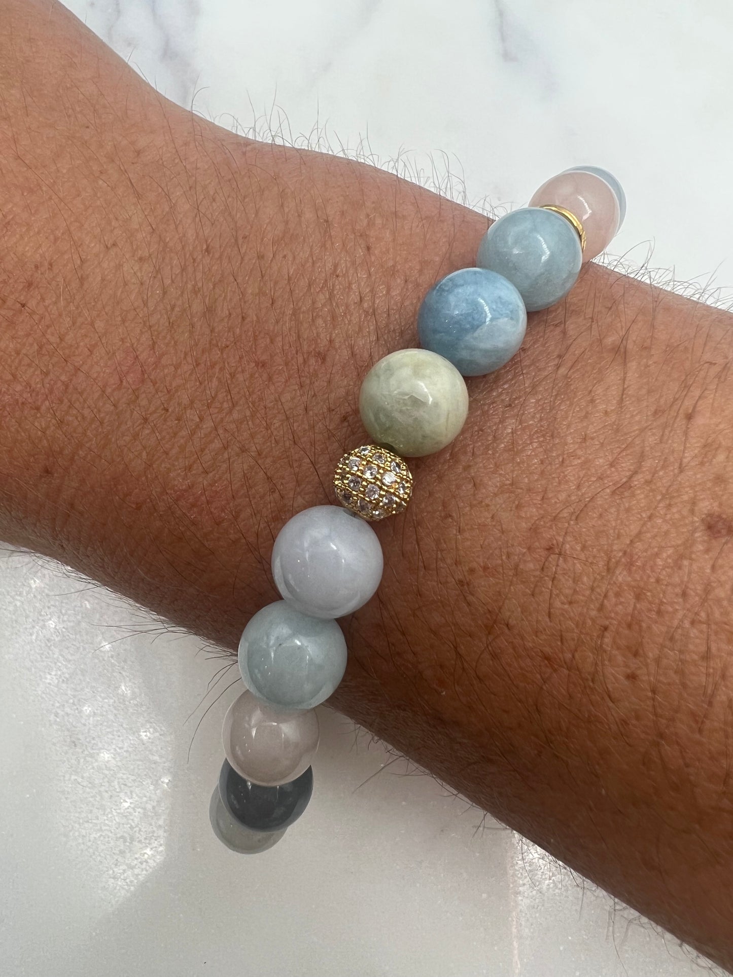 Morganite Ronde Bracelet