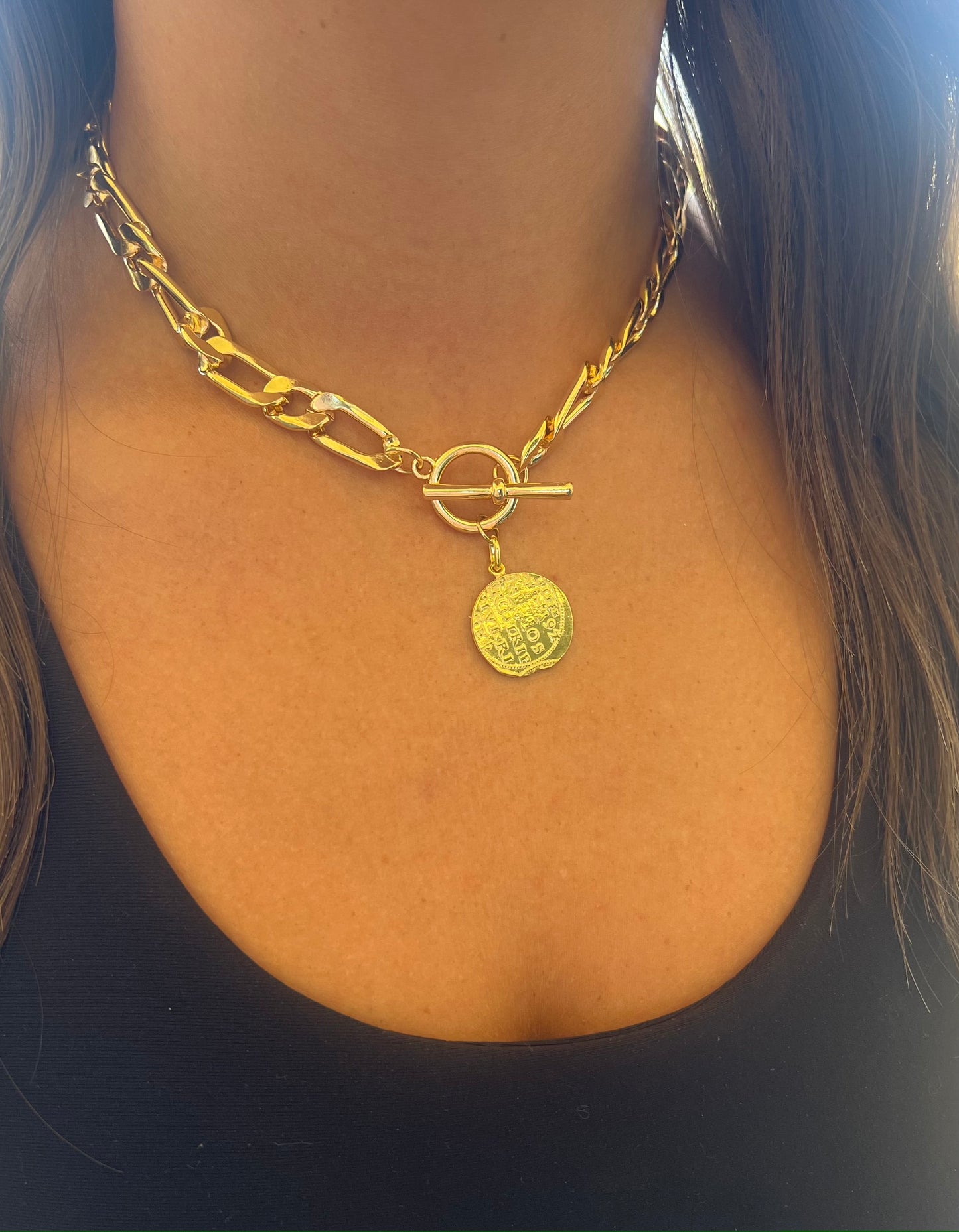 Greek Coin Necklace
