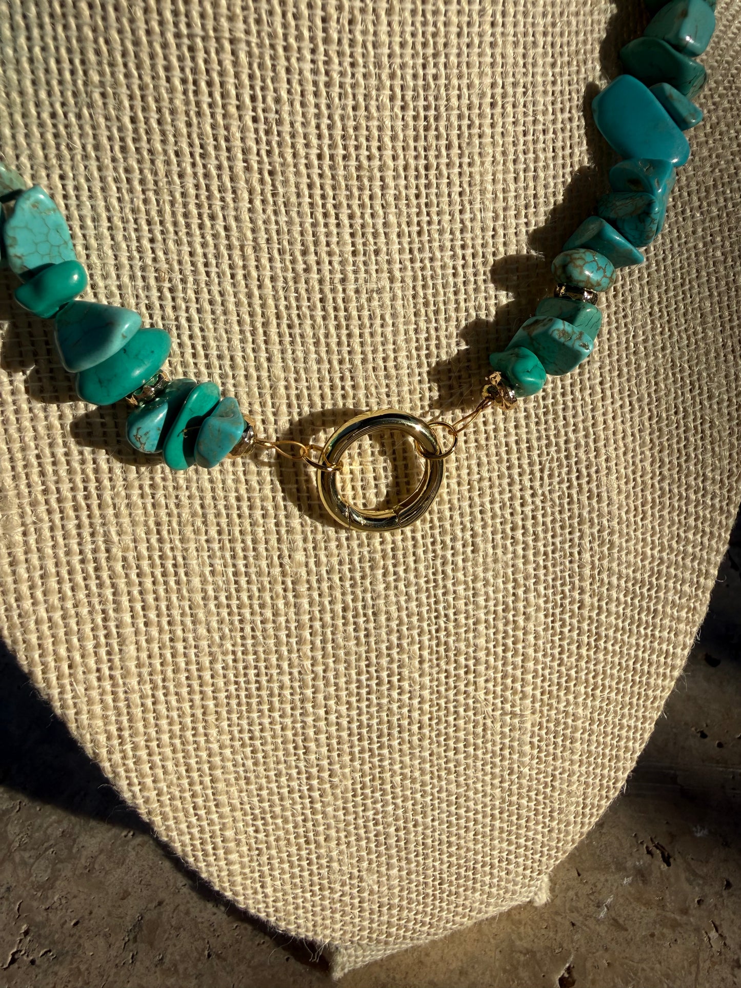 Turquoise time necklace ￼