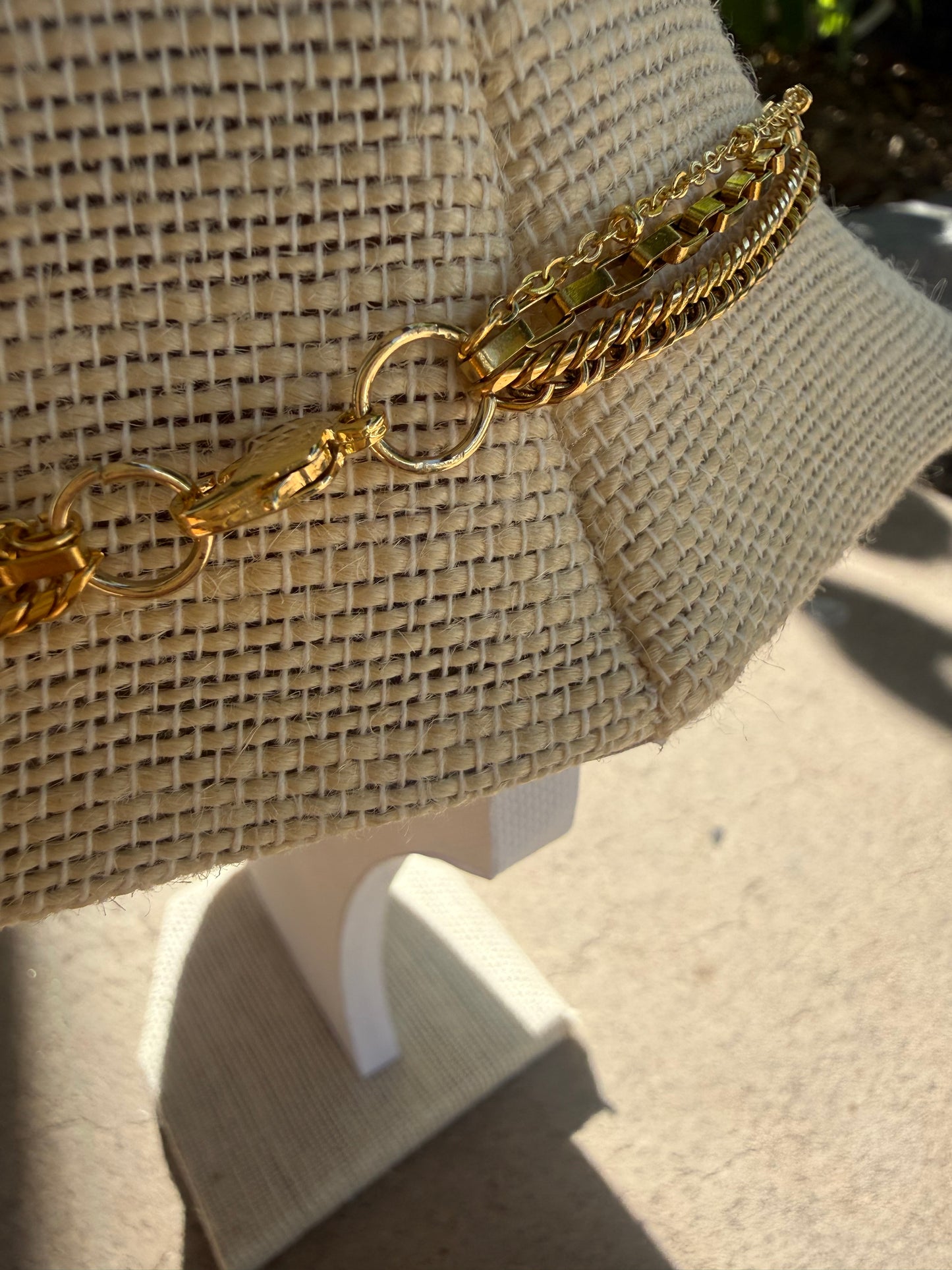 Long Horn Layered Necklace