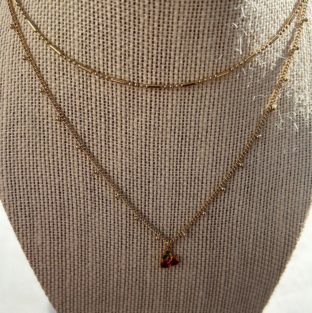 Cherry Charm Necklace