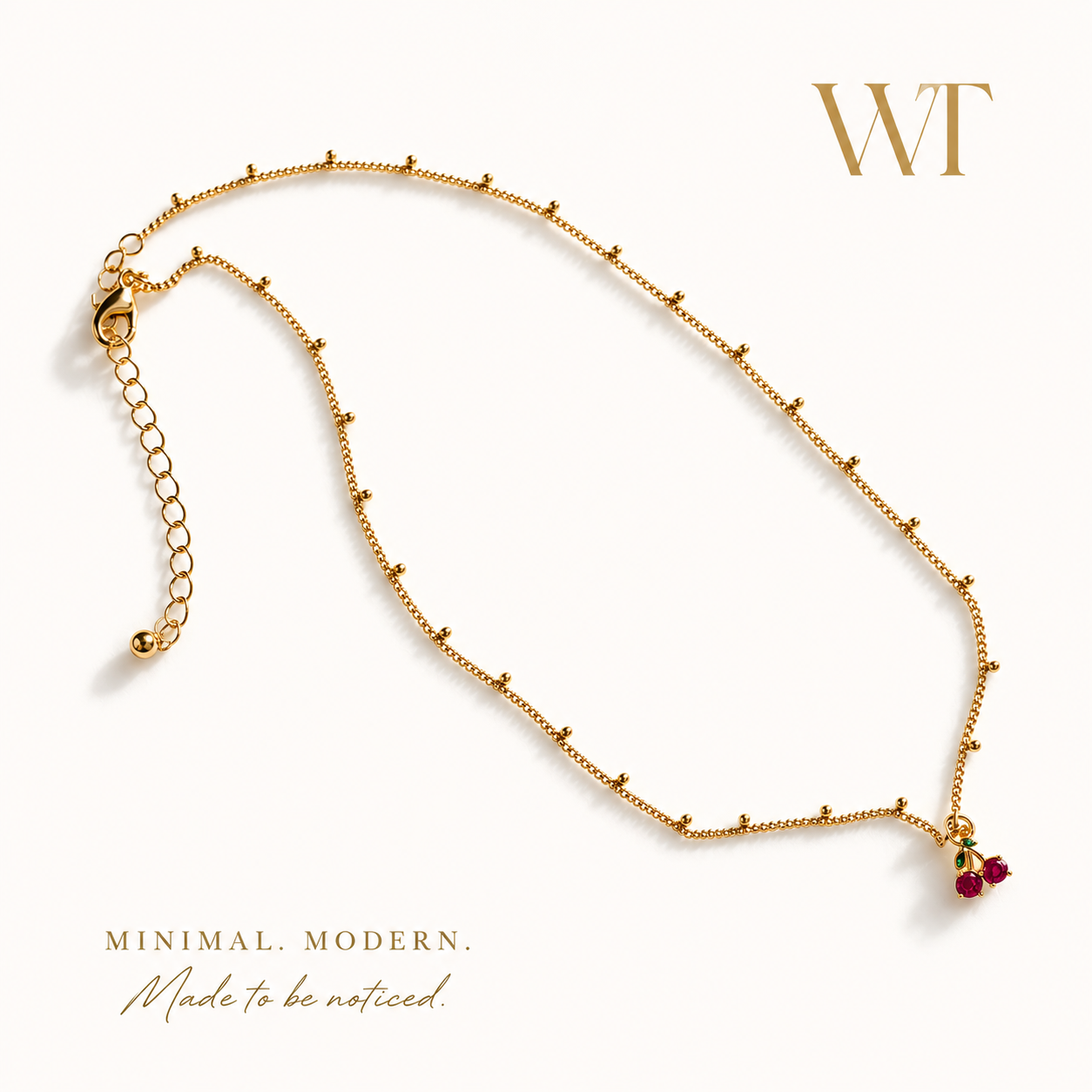 Cherry Charm Necklace