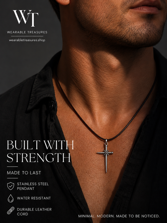 Nail Cross Necklace