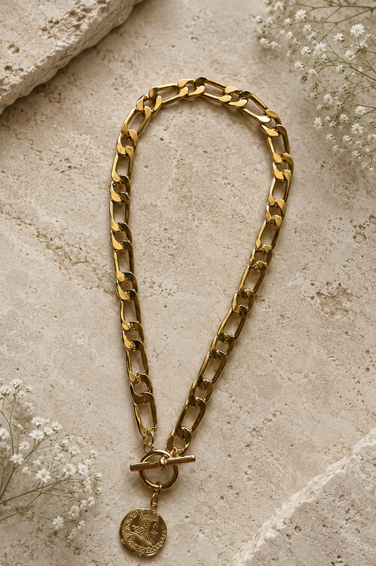 Greek Coin Necklace
