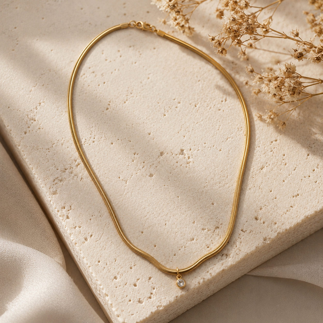 Dainty Stud Necklace