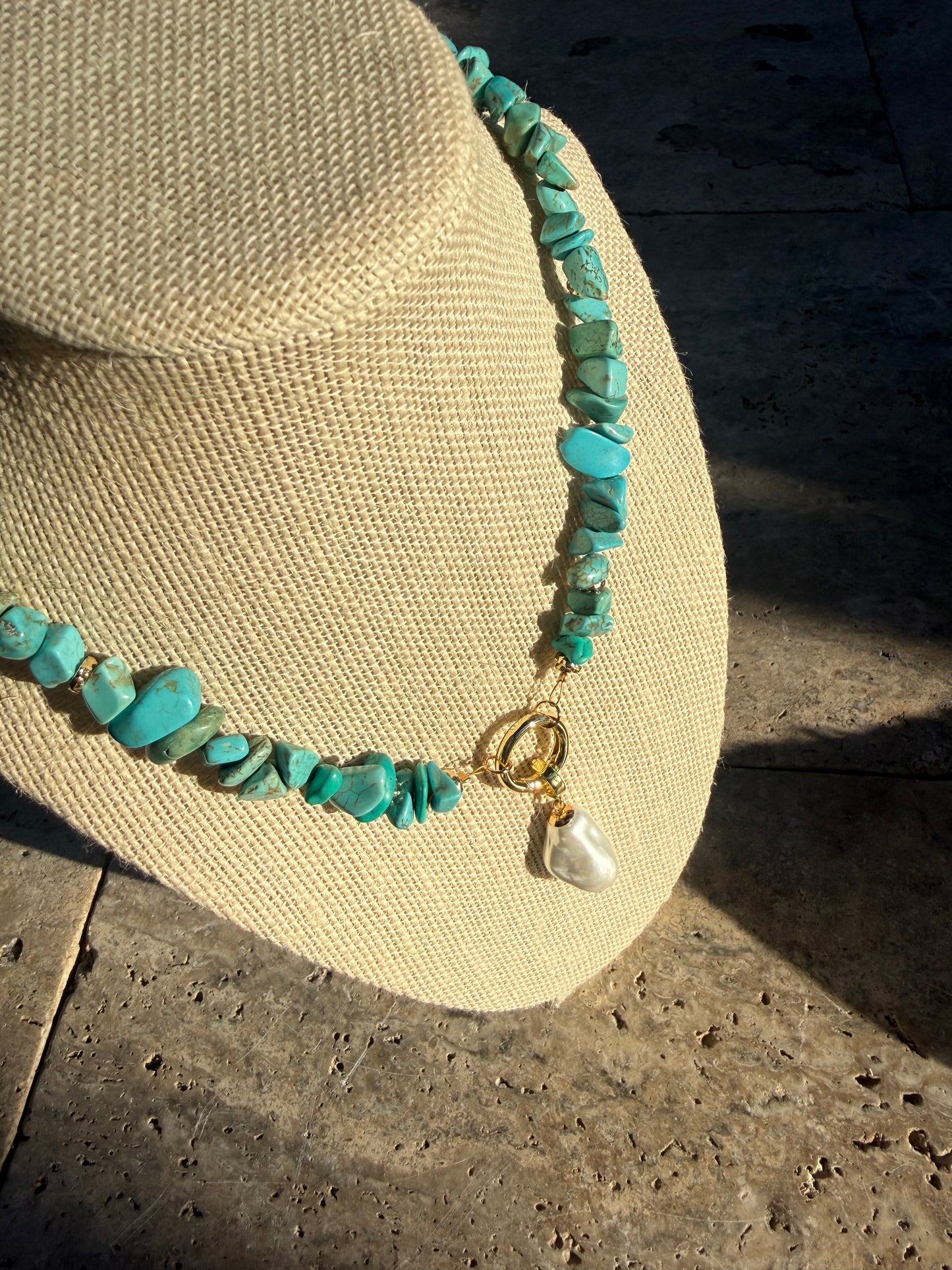 Turquoise time necklace ￼