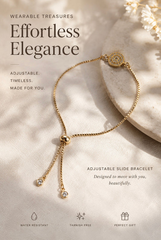 Adjustable Slide Bracelet