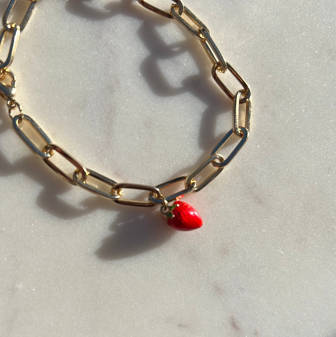 Strawberry Sugar Bracelet