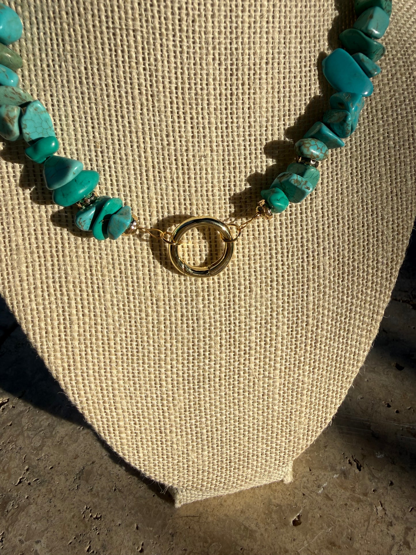 Turquoise time necklace ￼