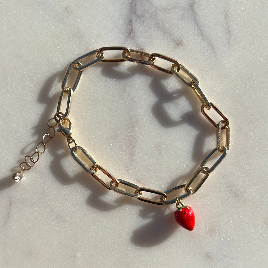Strawberry Sugar Bracelet