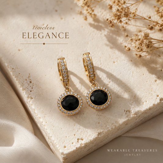Onyx Earrings￼