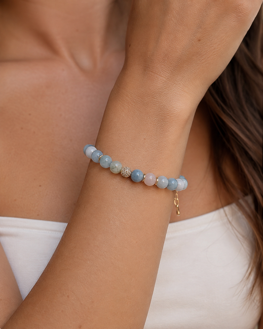 Morganite Ronde Bracelet