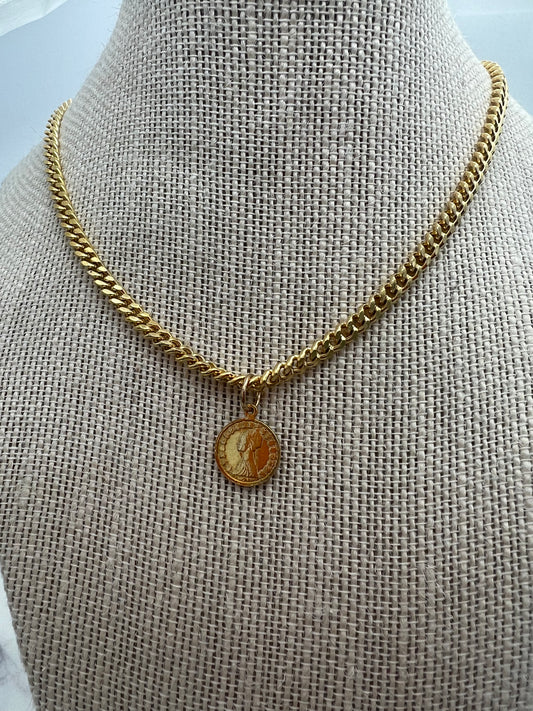 Greek Coin Necklace