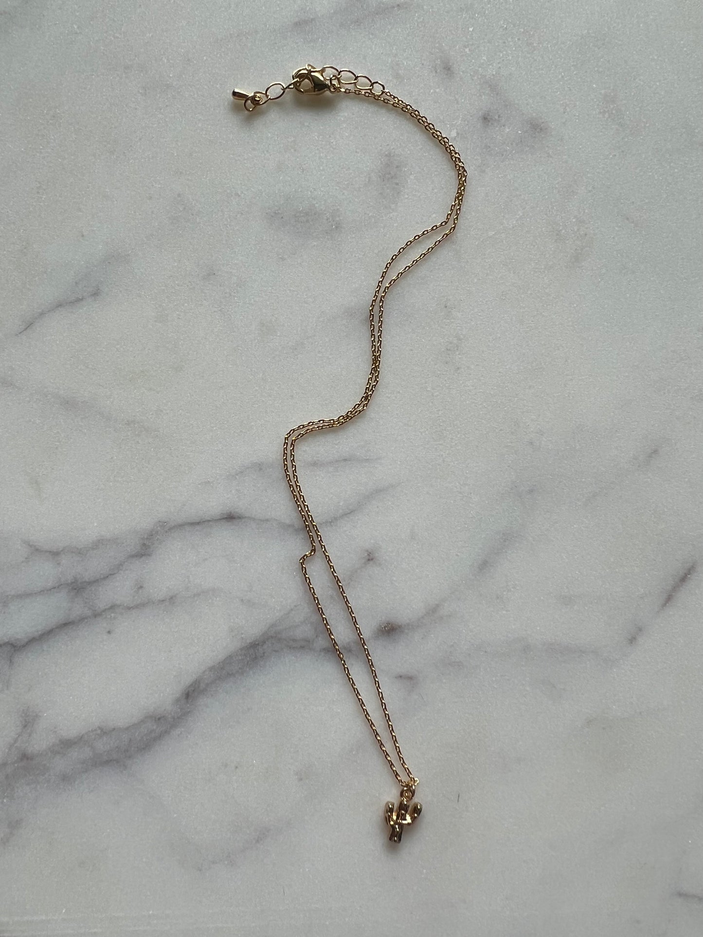 Cactus Charm Necklace