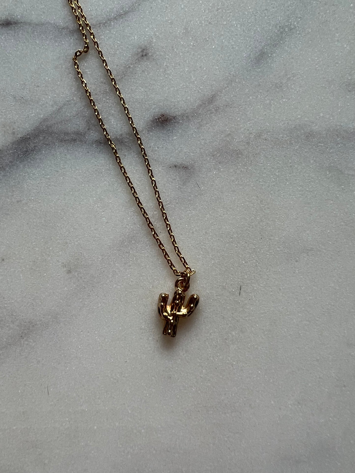 Cactus Charm Necklace