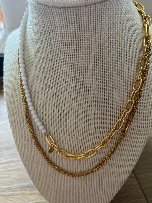 Stop the ShowStack Necklace