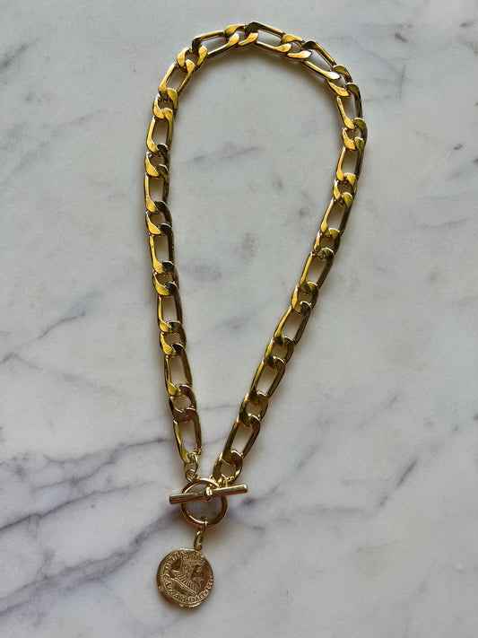 Greek Coin Necklace