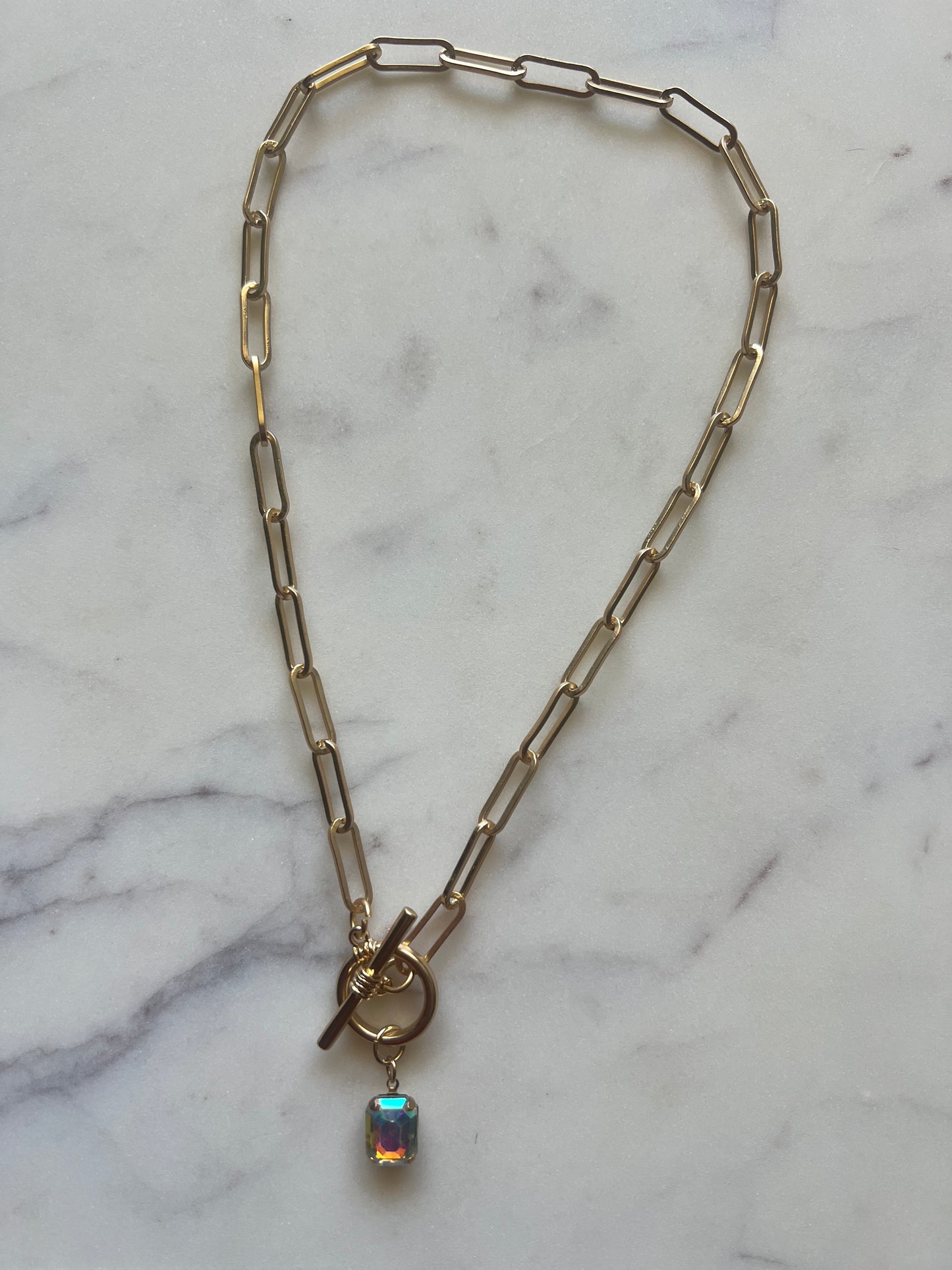 Opalite Toggle Necklace