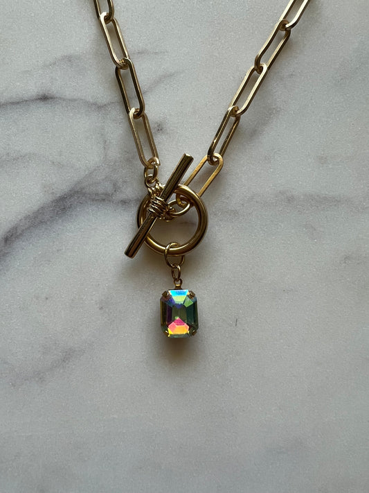 Opalite Toggle Necklace