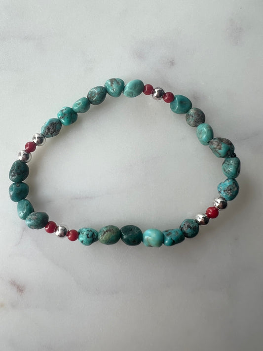 Nugget Turquoise Bracelet